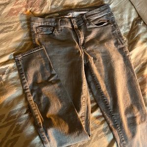 Gap True Skinny gray jeans